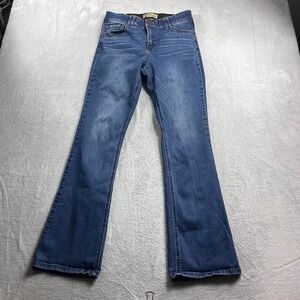 Democracy Ab Technology Blue‎ Bootcut Jeans Mens Size 8 Stretch Denim Pants